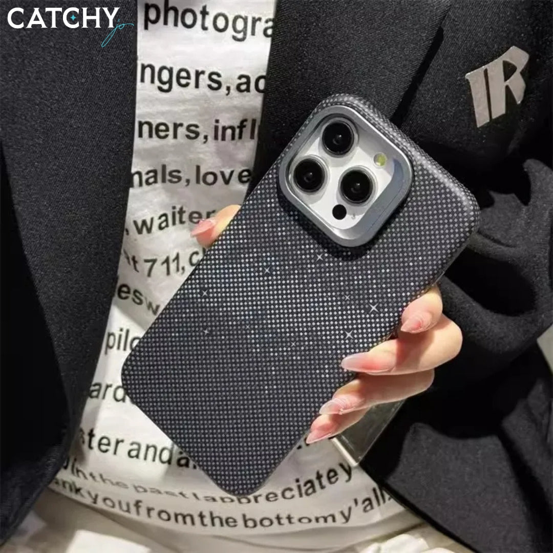 iPhone Lens Holder Kevlar Patterned Fiber Case