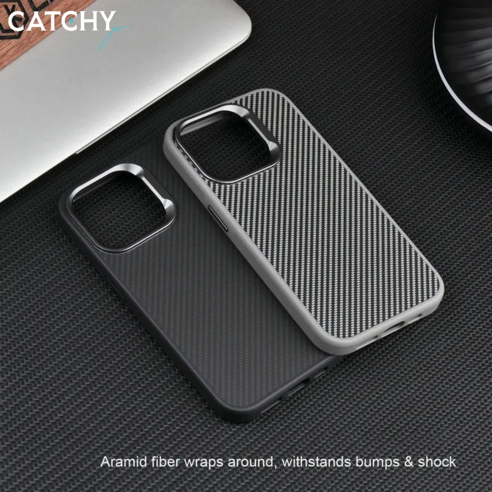 iPhone Luxury Carbon Fiber Shockproof Case