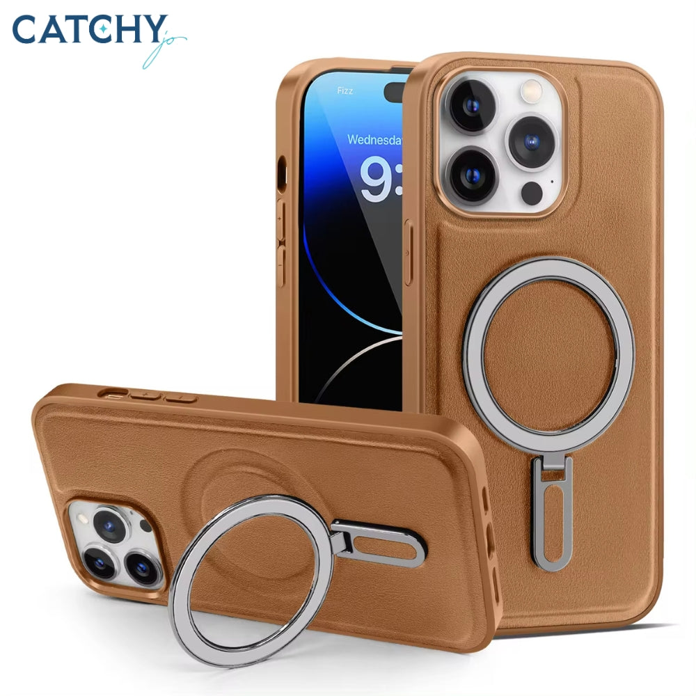 iPhone Magnetic Bracket Magnetic Ring Phone Case