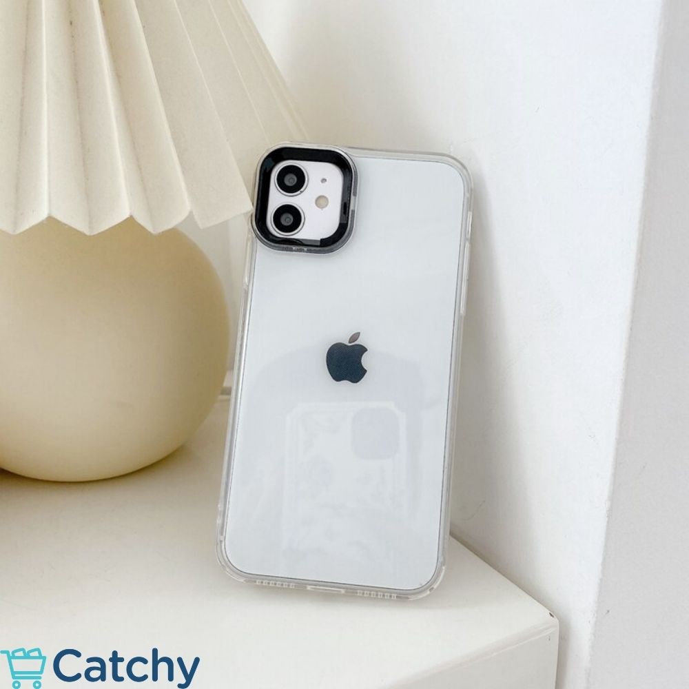 iPhone Clear Case With Colorful Camera Frame