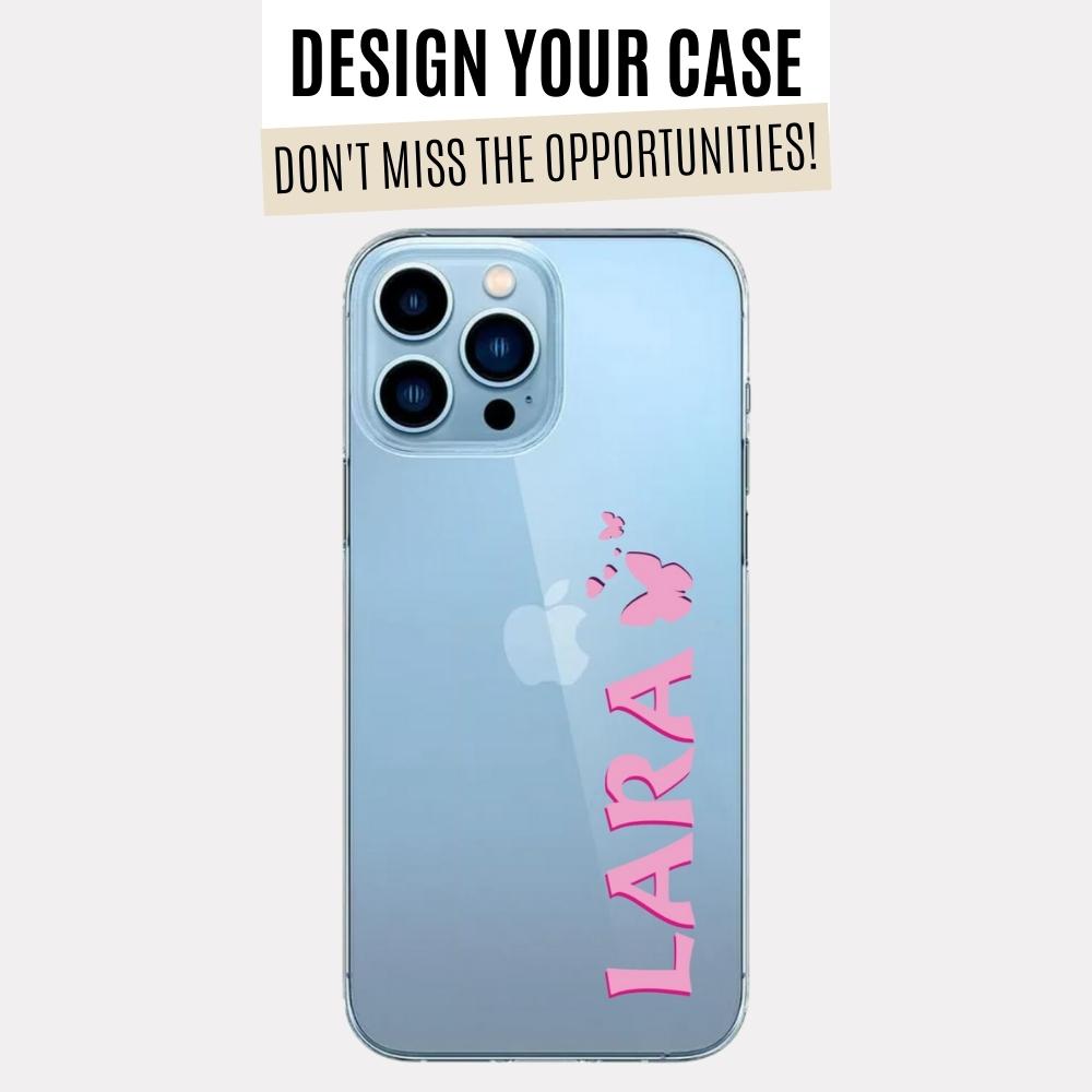 Clear Lara Case With Name (Design)