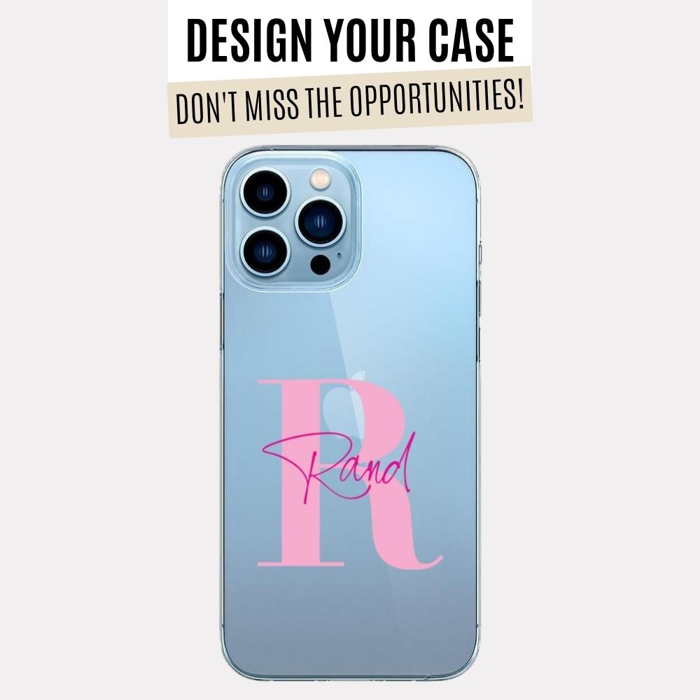 Clear Rand Case With Name (Design)