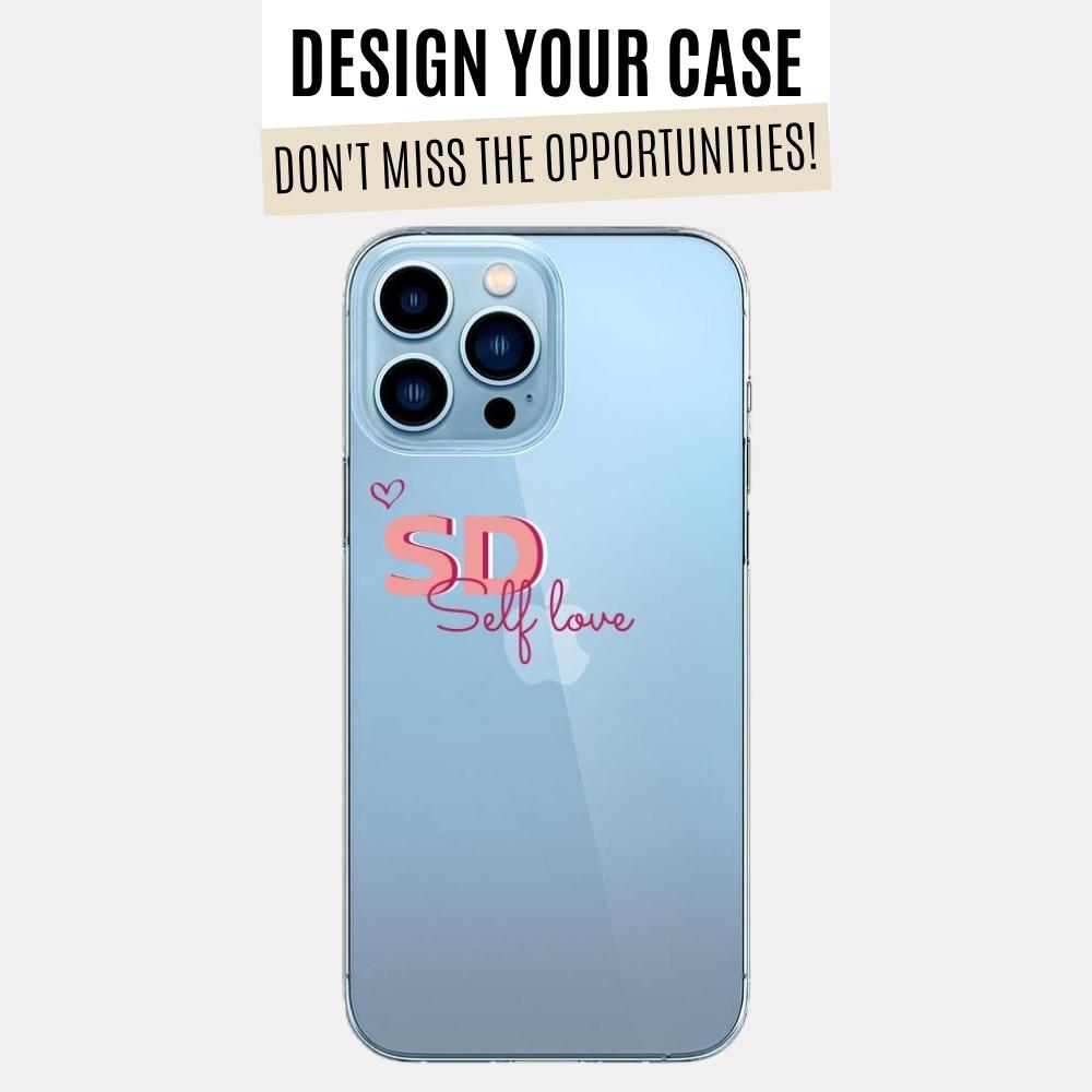 Clear SD Self Love Case With Name (Design)