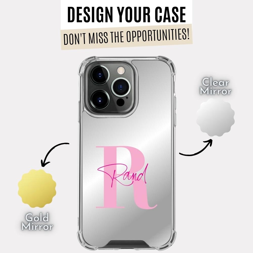 Full Mirror Rand Case With Name (Design)