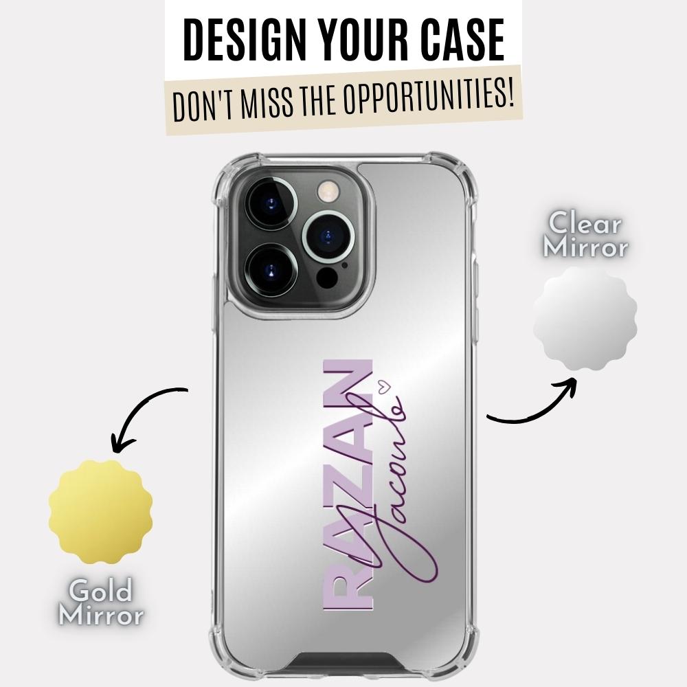 Full Mirror Razan Case With Name (Design)