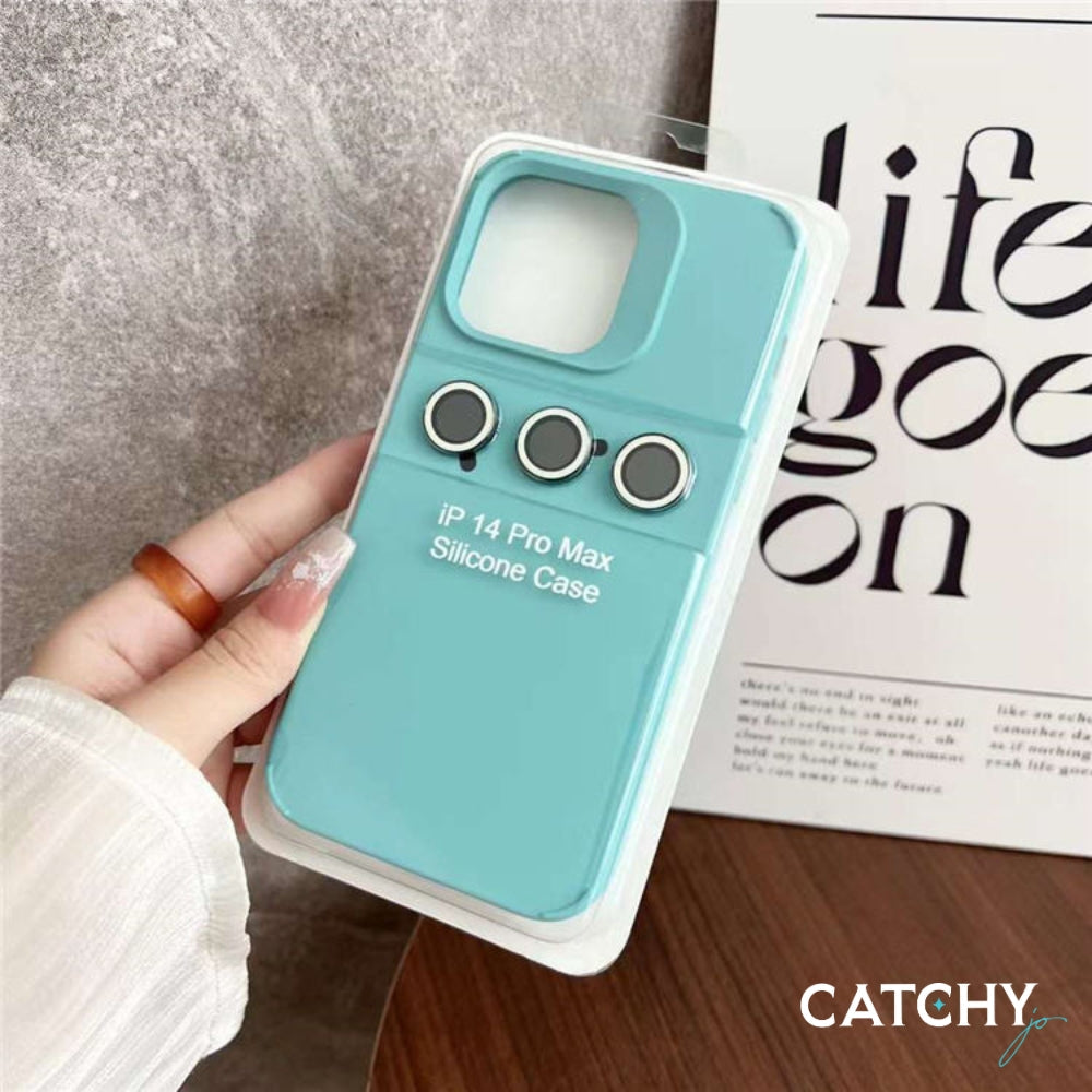 iPhone Silicone Case With Lens Protecter