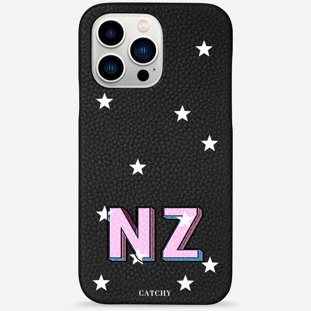 iPhone Leather NZ Stars Case