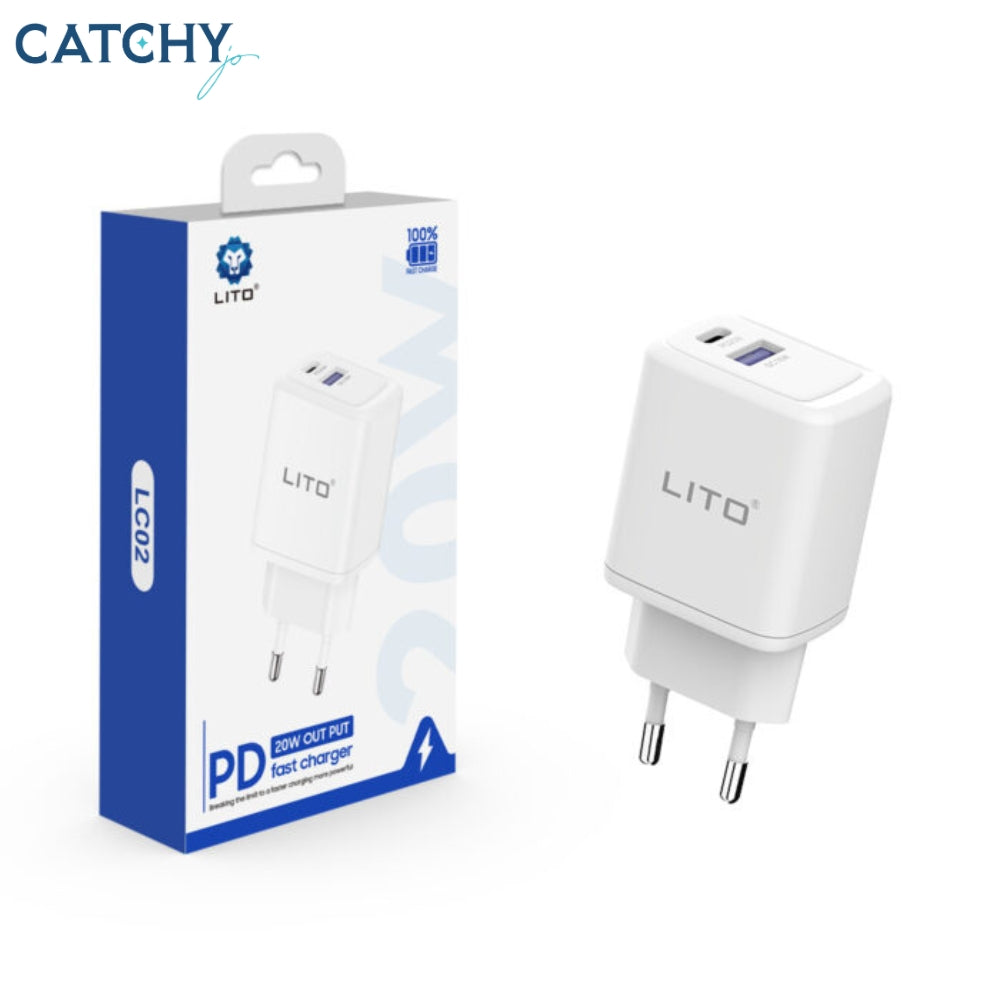 LITO USB-A and Type-C Adapter (20W)