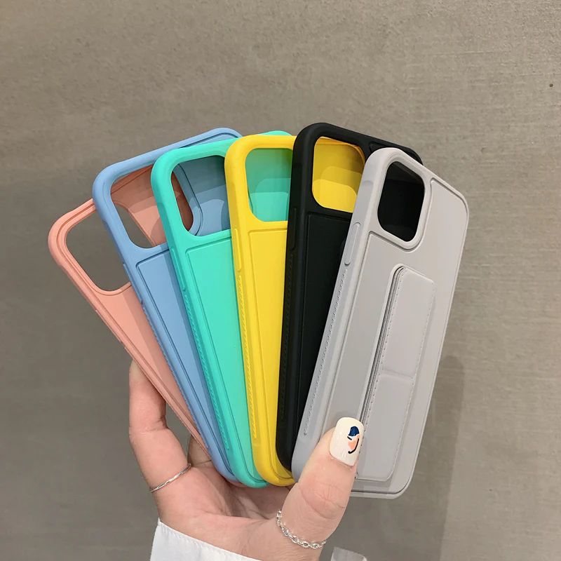 iPhone Leather Case With Magnetic Stand